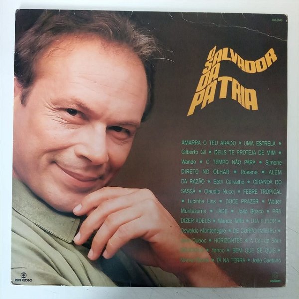 Disco de Vinil o Salvador da Patria - Nacional Interprete Varios (1989) [usado]