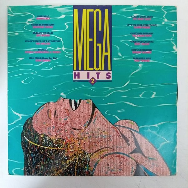 Disco de Vinil Mega Hits 2 Interprete Varios (1988) [usado]