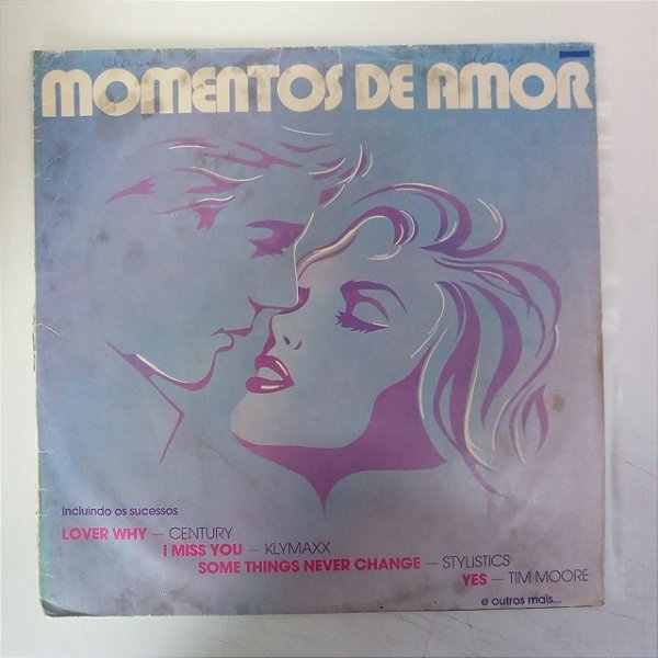 Disco de Vinil Momentos de Amor Interprete Varios (1986) [usado]