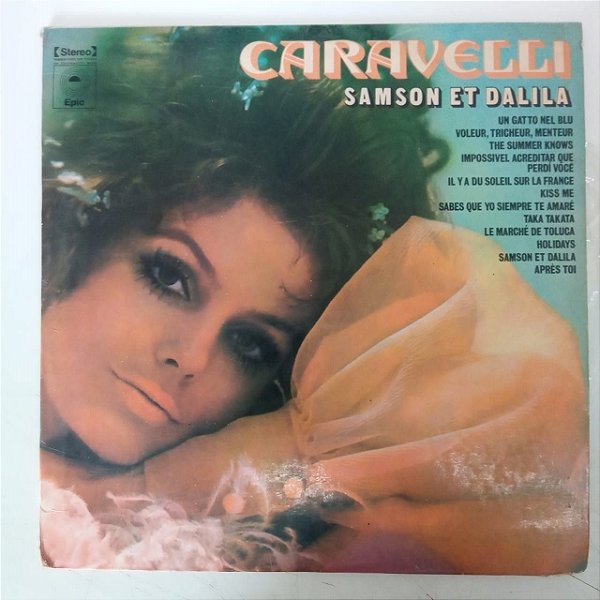 Disco de Vinil Caravelli - Samson Et Dalila Interprete Varios (1972) [usado]