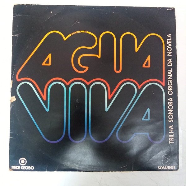 Disco de Vinil Água Viva - Trilha Sonora Original Nacional Interprete Água Viva (1980) [usado]