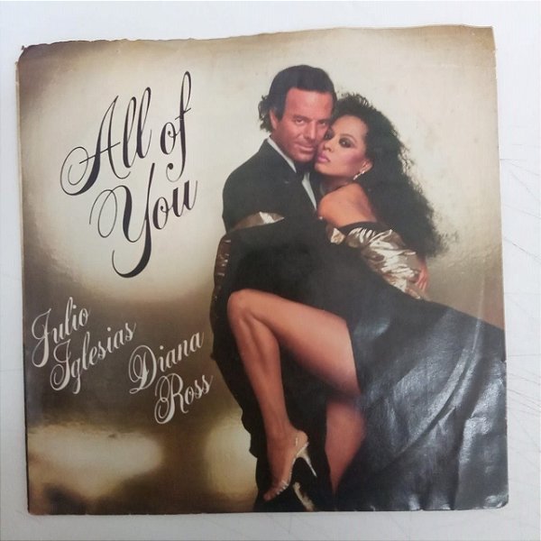 Disco de Vinil Julio Iglesias e Diana Ross - The Last Time (compacto) Interprete Julio Iglesias e Diana Ross (1984) [usado]