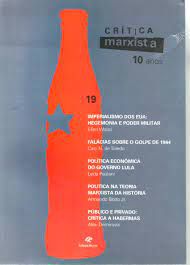 Livro Crítica Maxista 10 Anos - Vol. 19 Autor Desconhecido (2004) [usado]
