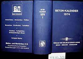 Livro Beton-kalender 1974- Volume I Autor Franz, Gotthard (1974) [usado]