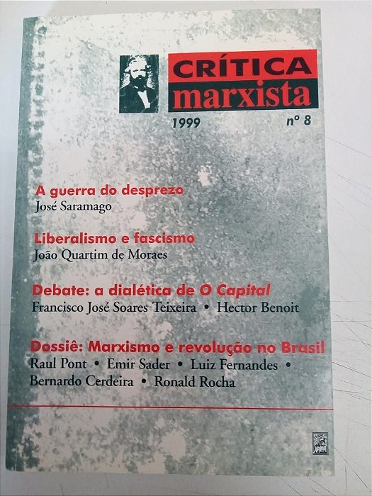 Livro Críica Marxista 1999 Autor Varios (1999) [usado]