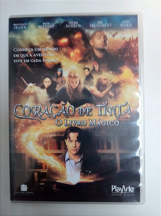 Dvd Coração de Tinta - o Livro Mágico Editora Van Softley [usado]
