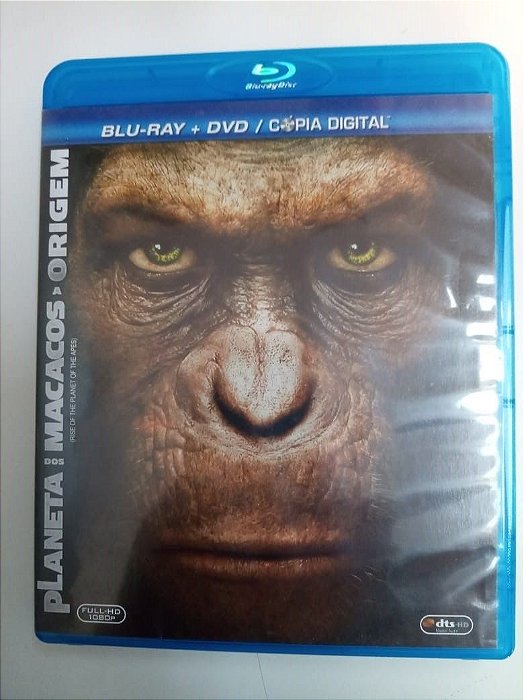 Dvd Planeta dos Macacos - a Origem /blu-ray+dvd/copia Digital Editora Rubert Wyatt [usado]