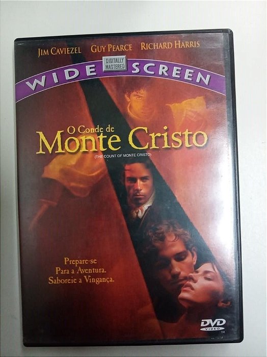 Dvd o Conde de Monte Cristo Editora Kevin Reynolds [usado]