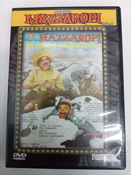 Dvd Mazzaropi - um Caipira em Bariloche Editora Pio Zamuner [usado]