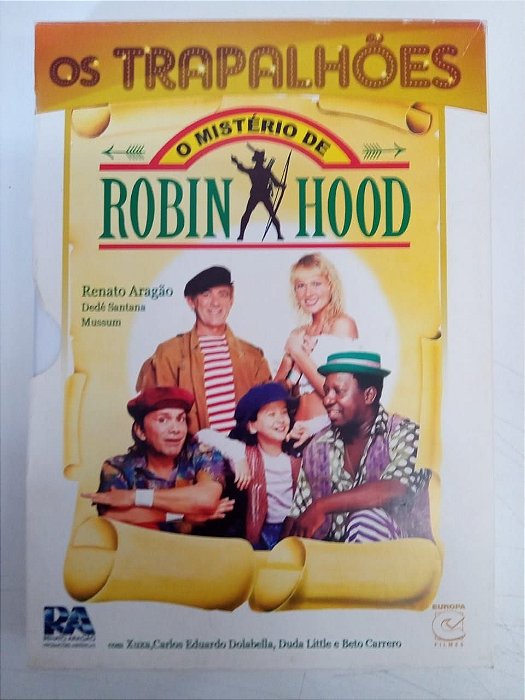 Dvd os Trapalhões - o Mistério de Robin Hood Editora José Alvanrenga Junior [usado]