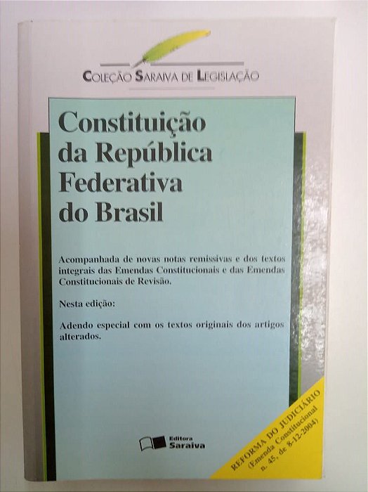 Livro Constituição da República Federativa do Brasil Autor Varios (2005) [usado]