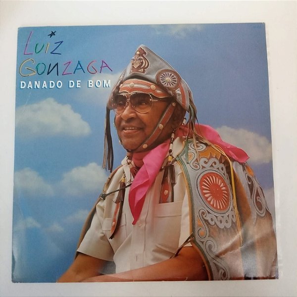 Disco de Vinil Luiz Gonzaga - Danado de Bom Interprete Luiz Gonzaga (1984) [usado]