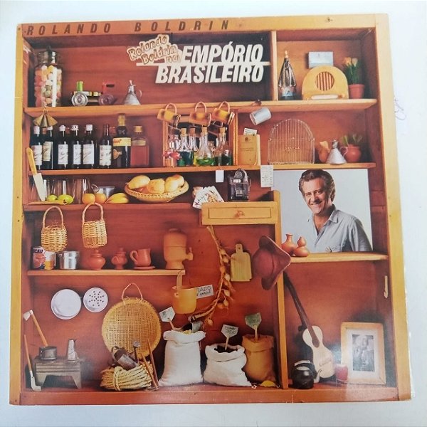 Disco de Vinil Rolando Boldrin no Emporio Brasiliero Interprete Ronaldo Boldrin (1984) [usado]