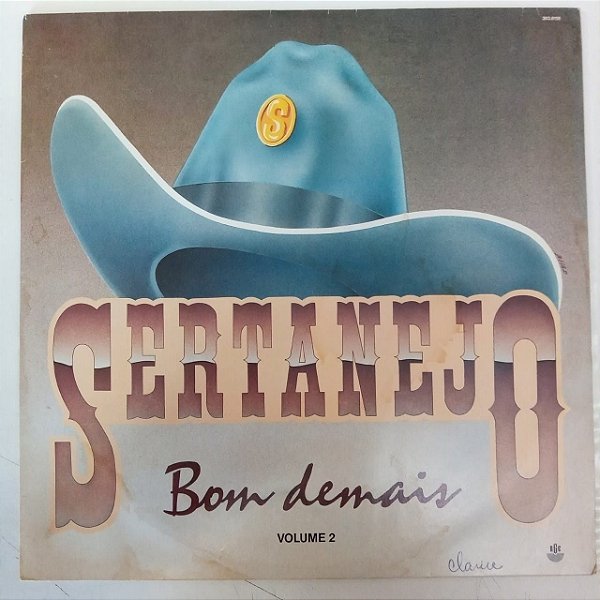 Disco de Vinil Sertanejo Bom Demais Vol.2 Interprete Varios (1988) [usado]