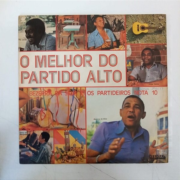 Disco de Vinil o Melhor do Partido Alto - os Partideiros Nota 10 Interprete Varios (1981) [usado]