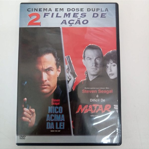 Dvd Nico Acima da Lei /dificil Dematar- Dois Filmes de Ação , Dose Dupla Editora Bruce Malmuth [usado]