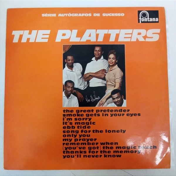 Disco de Vinil The Platters - Série Autógrafos de Sucessos Interprete The Platters (1972) [usado]