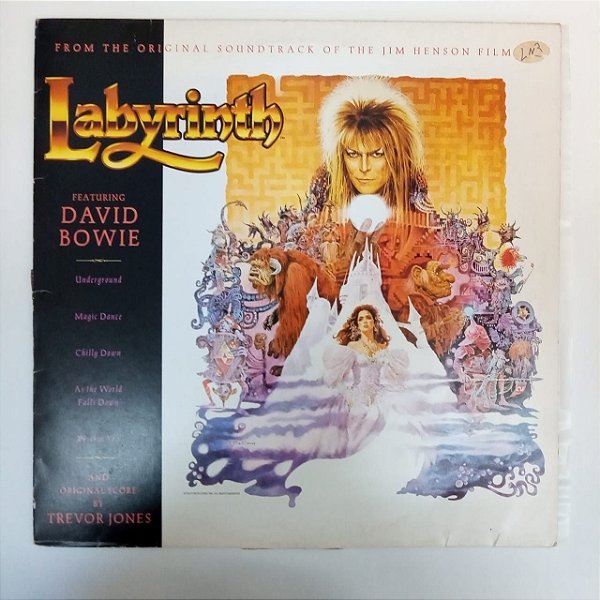Disco de Vinil Labyrinth - Trilha So0nora Original Interprete David Bowie (1986) [usado]