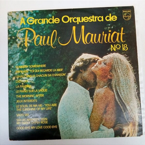 Disco de Vinil Paul Mauriat Vol.18 - a Grande Orquestra de Paul Mauriat Interprete Paul Mauriat (1974) [usado]