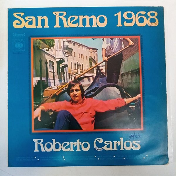Disco de Vinil Roberto Carlos - San Remo - 1968 Interprete Roberto Carlos (1977) [usado]