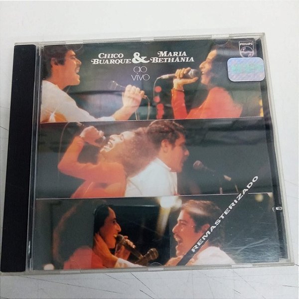 Cd Chico Buarque e Maria Bethãnia ao Vivo Interprete Chico Buarque e Maria Bethãnia (1993) [usado]