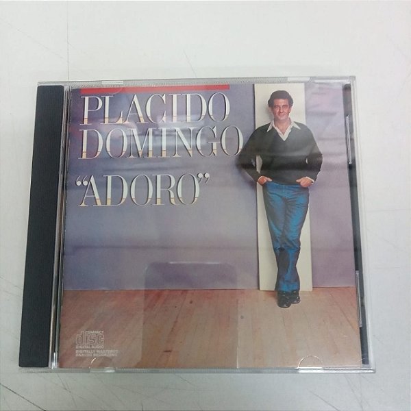 Cd Placido Domingo - Adoro Interprete Placido Domingo (1982) [usado]