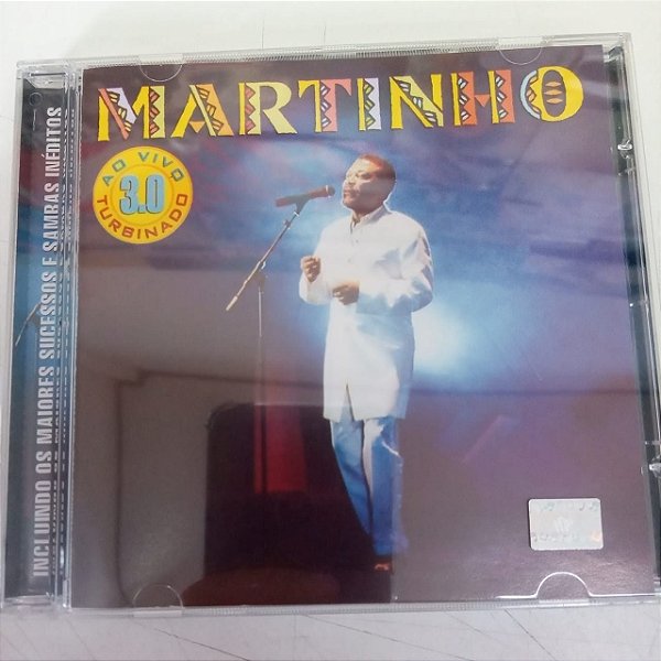 Cd Martinho ao Vivo 3.0 Turbinado Interprete Martinho [usado]