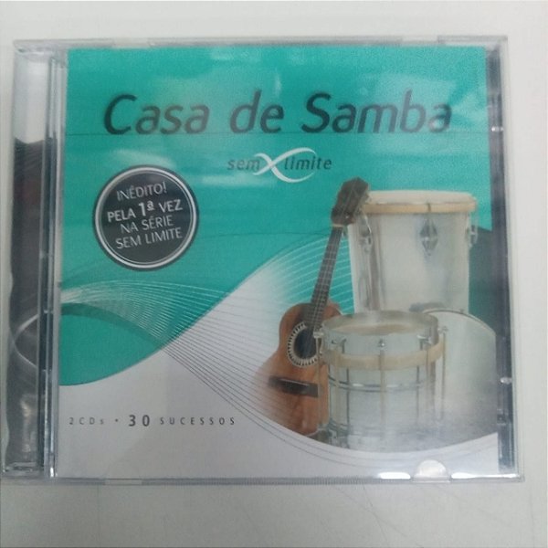 Cd Casa de Samba - sem Limite /dois Cds Trinta Sucessos Interprete Varios (2008) [usado]