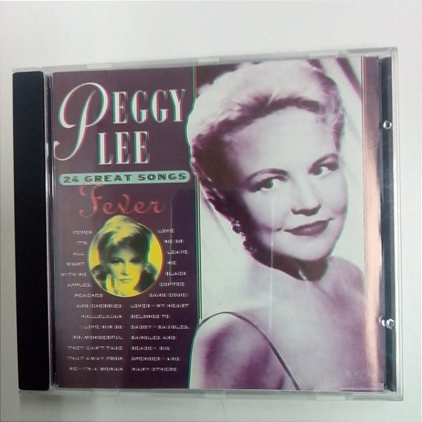 Cd Peggy Lee - 24 Great Songs Interprete Peggy Lee (1994) [usado]