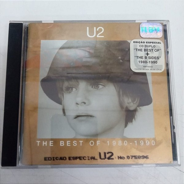 Cd U2 - The Best Of 1980-1990 Box com Dois Cds Interprete U2 (1998) [usado]