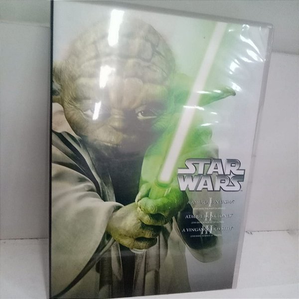 Dvd Star Wars - Trilogia /ameaça Fantasma , Ataque dos Colnes , a Vingança dos Sith Editora George Lucas [usado]