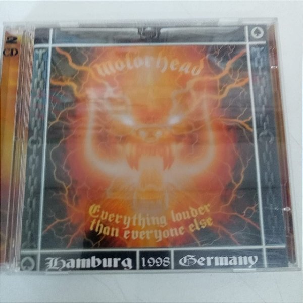 Cd Motor Head - Everthing Louder Box com Dois Discos Interprete Motor Head [usado]
