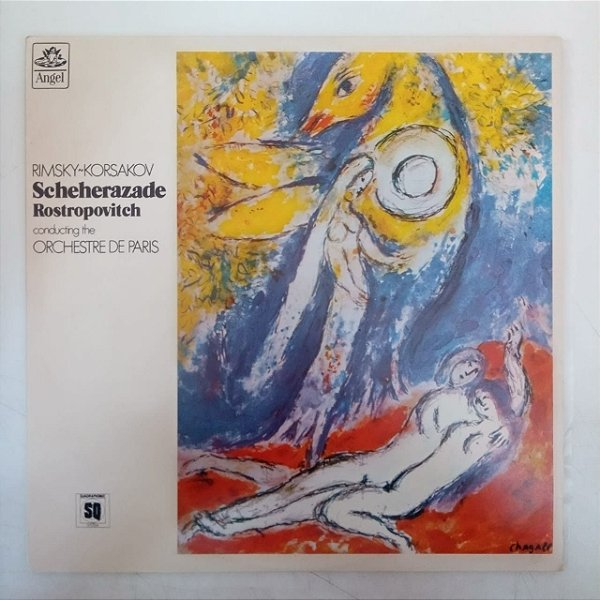 Disco de Vinil Rimsky - Korsakov Interprete Scheherazade Rostropovitch /orchestre de Paris (1974) [usado]