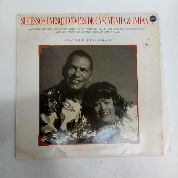 Disco de Vinil Cascatinha e Inhana - Sucessos Inesquecíveis Interprete Cascatinha e Inhana (1984) [usado]