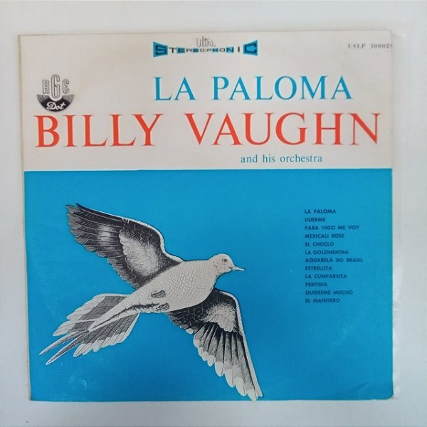 Disco de Vinil Billy Vaughn - La Paloma Interprete Billy Vaughn [usado]