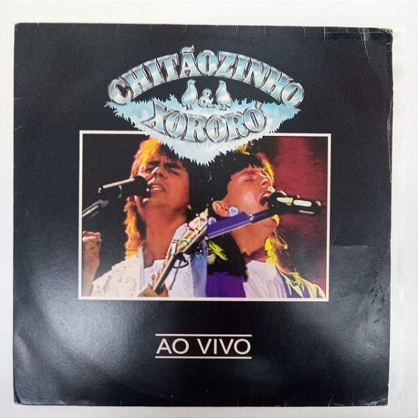 Disco de Vinil Chitãozinho e Xororo ao Vivo Interprete Chitãozinho e Xororo (1992) [usado]