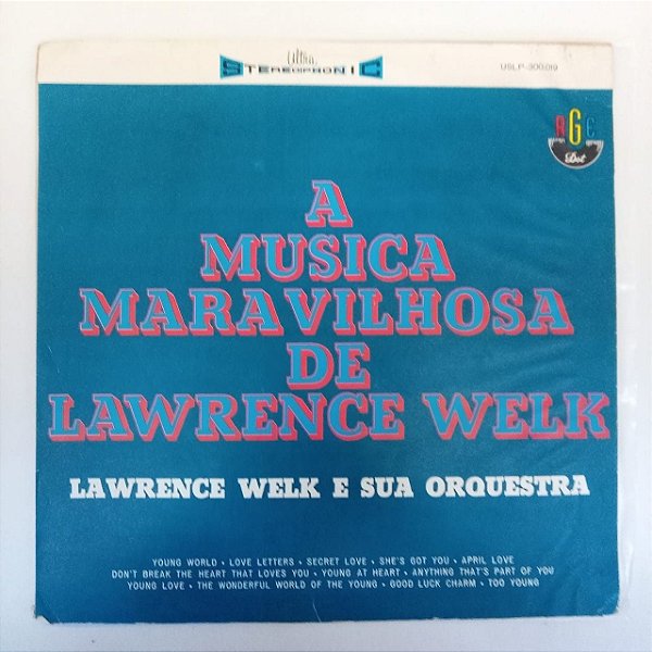 Disco de Vinil a Música Maravilhosa de Lawwrence Welk Interprete Lawrence Welk e sua Orquestra [usado]