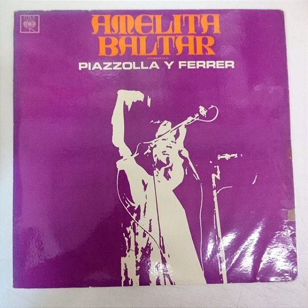 Disco de Vinil Amelita Baltar Interpreta Piazzolla Y Ferrer Interprete Amelita Baltar [usado]