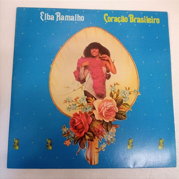 Disco de Vinil Elba Ramalho - Coração Brasileiro Interprete Elba Ramalho (1983) [usado]
