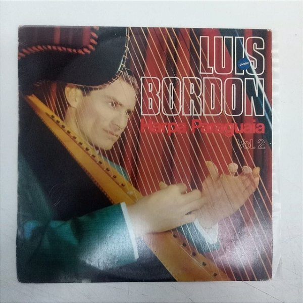 Disco de Vinil Luis Bordon - Harpa Paraaguaia Vol.2 Interprete Luis Bordon (1990) [usado]