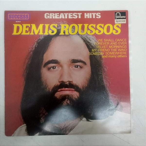 Disco de Vinil Demis Roussos - Greatest Hits Interprete Demis Roussos (1980) [usado]