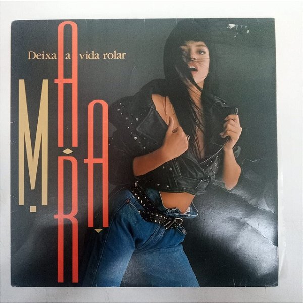 Disco de Vinil Mara - Deixa a Vida Rolar Interprete Mara (1990) [usado]