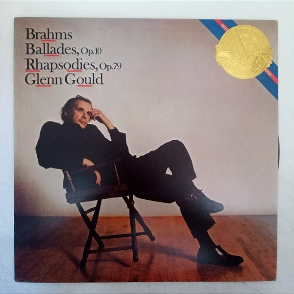 Disco de Vinil Brahms - Gleen Gould Interprete Gleen Gould (1983) [usado]