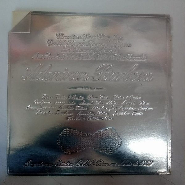Disco de Vinil Adoniran Barbosa -1980 Interprete Adoniran Barbosa (1980) [usado]