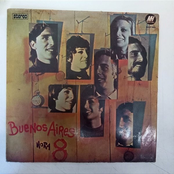 Disco de Vinil Buenos Aires Hora 8 Interprete Astor Paizolla (1974) [usado]