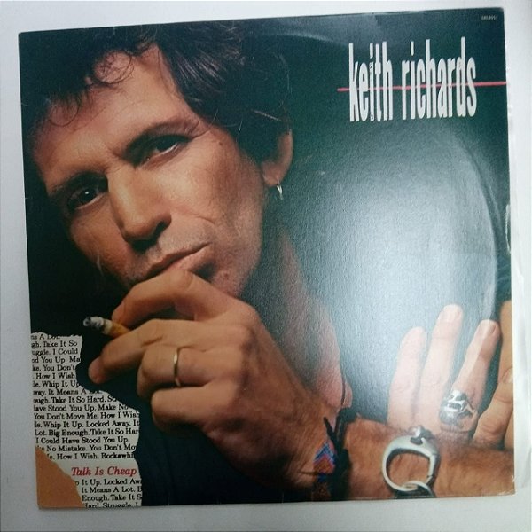 Disco de Vinil Keith Richards - Talk Is Chear Interprete Keith Richards (1988) [usado]