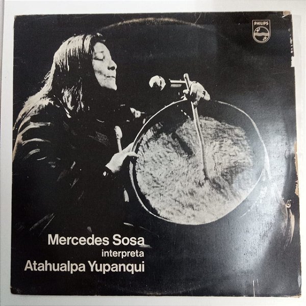 Disco de Vinil Mercedes Rosa - Interpreta Atahualpa Yupanqui Interprete Mercedes Rosa (1978) [usado]