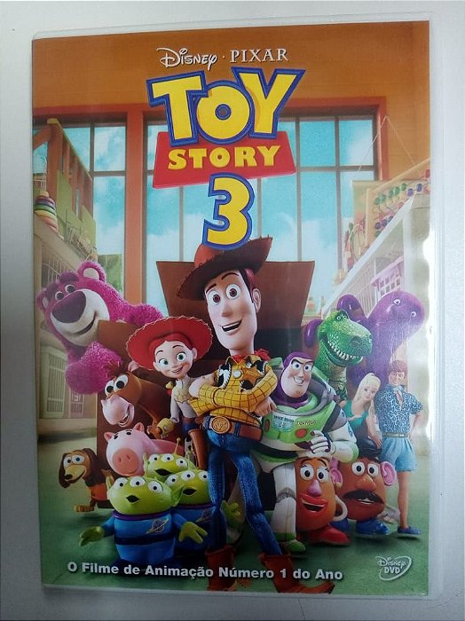 Coleção com 5 Filmes Infantis em Dvd Toy Story e Monstros Sa