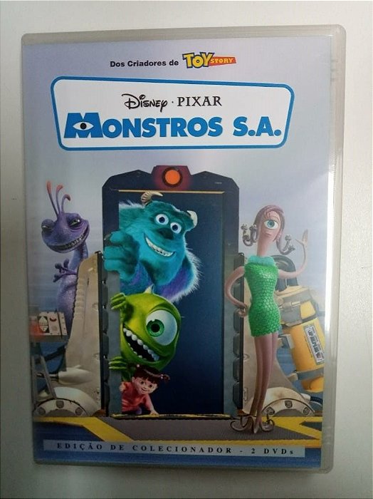 Dvd Monstros S.a. Editora Pete Docter [usado]
