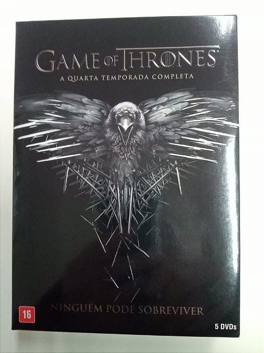 Dvd Game Of Thrones - a Quarta Temporada Completa /box com Cinco Dvds Editora [usado]